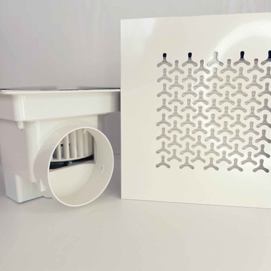 Aspirator încorporabil Silent cu 2 filtre F7 incluse, silențios și puternic, pentru saloane profesionale