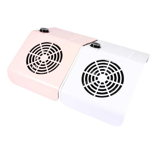 Aspirator unghii 80w culoare roz profesional 