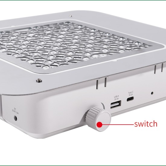 Aspirator încorporabil filtru pentru particule fine grila inox