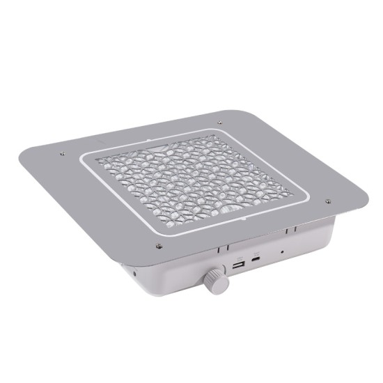 Aspirator încorporabil filtru pentru particule fine grila inox