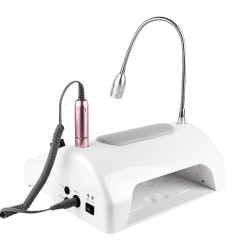 Aparat Multifunctional aspirator unghii + freza unghii + lampa led uv